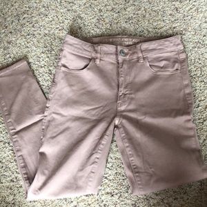 american eagle blush jeans